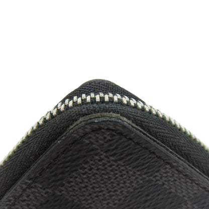 LOUIS VUITTON N63076 Zippy coin purse coin purse Damier canvas mens [Used]