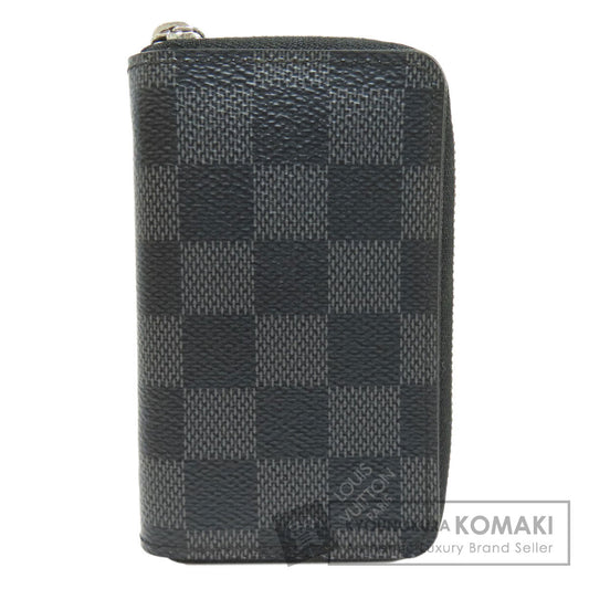 LOUIS VUITTON N63076 Zippy coin purse coin purse Damier canvas mens [Used]