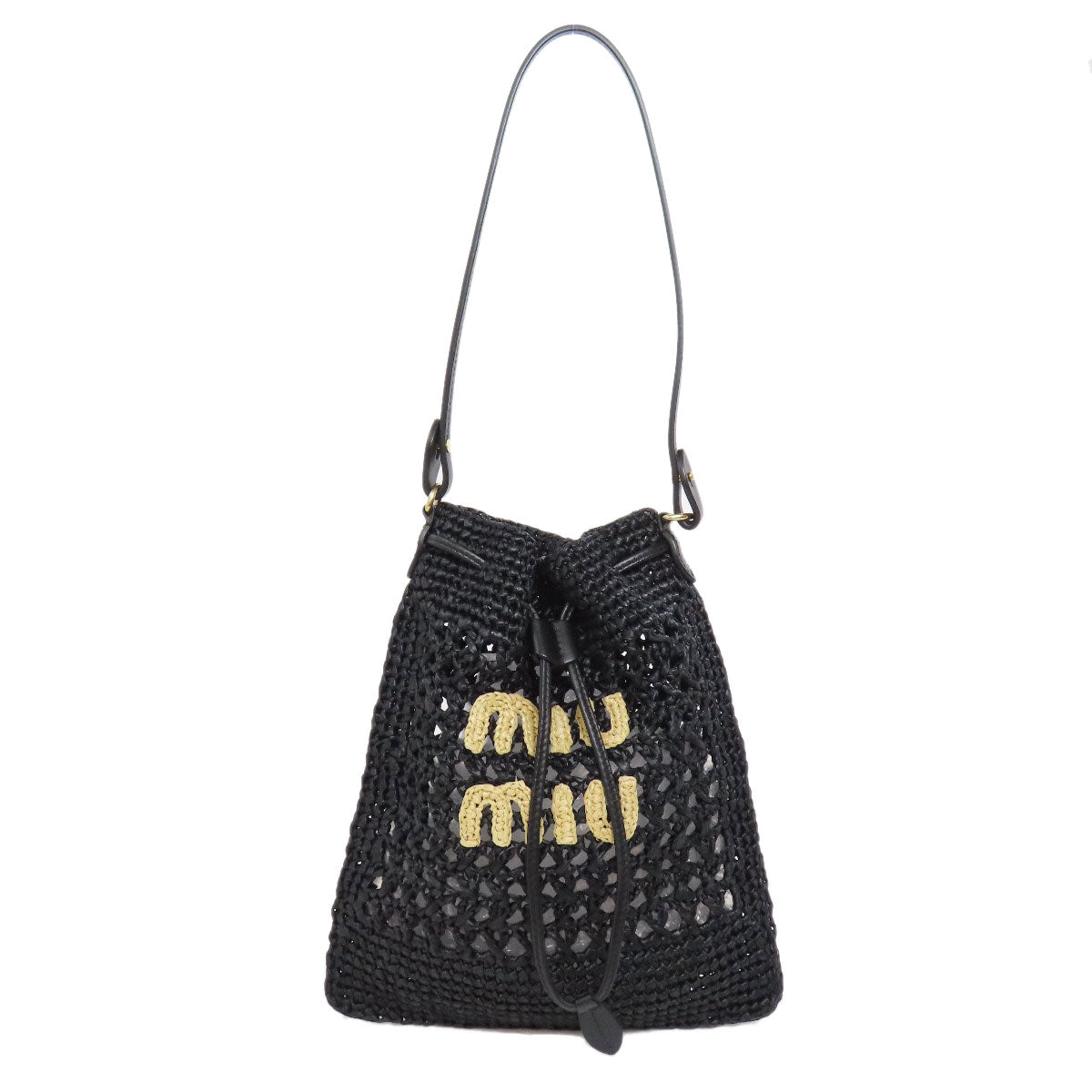 MIUMIU   Handbag Straw Bag Straw Ladies