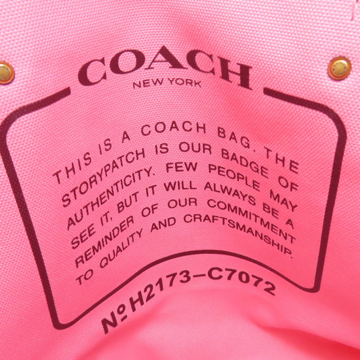 COACH  C7072 Tote Bag 80th Anniversary Canvas Ladies