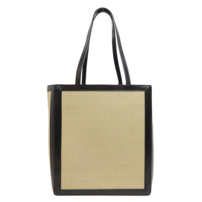 CELINE   Tote Bag logo Canvas Ladies