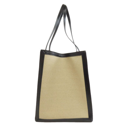 CELINE   Tote Bag logo Canvas Ladies