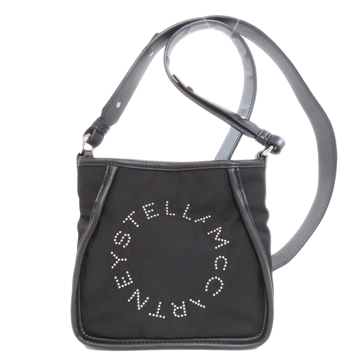 Stella McCartney   Shoulder Bag Studs Circle Logo Nylon Ladies