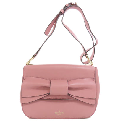 kate spade   Shoulder Bag ribbon Leather Ladies