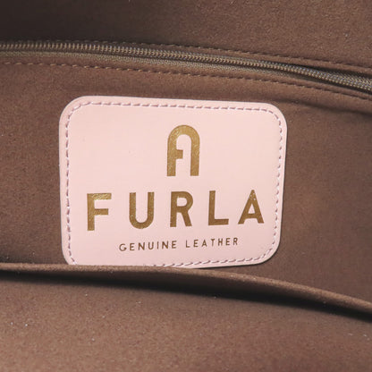 Furla logo Tote Bag Leather Ladies [Used]