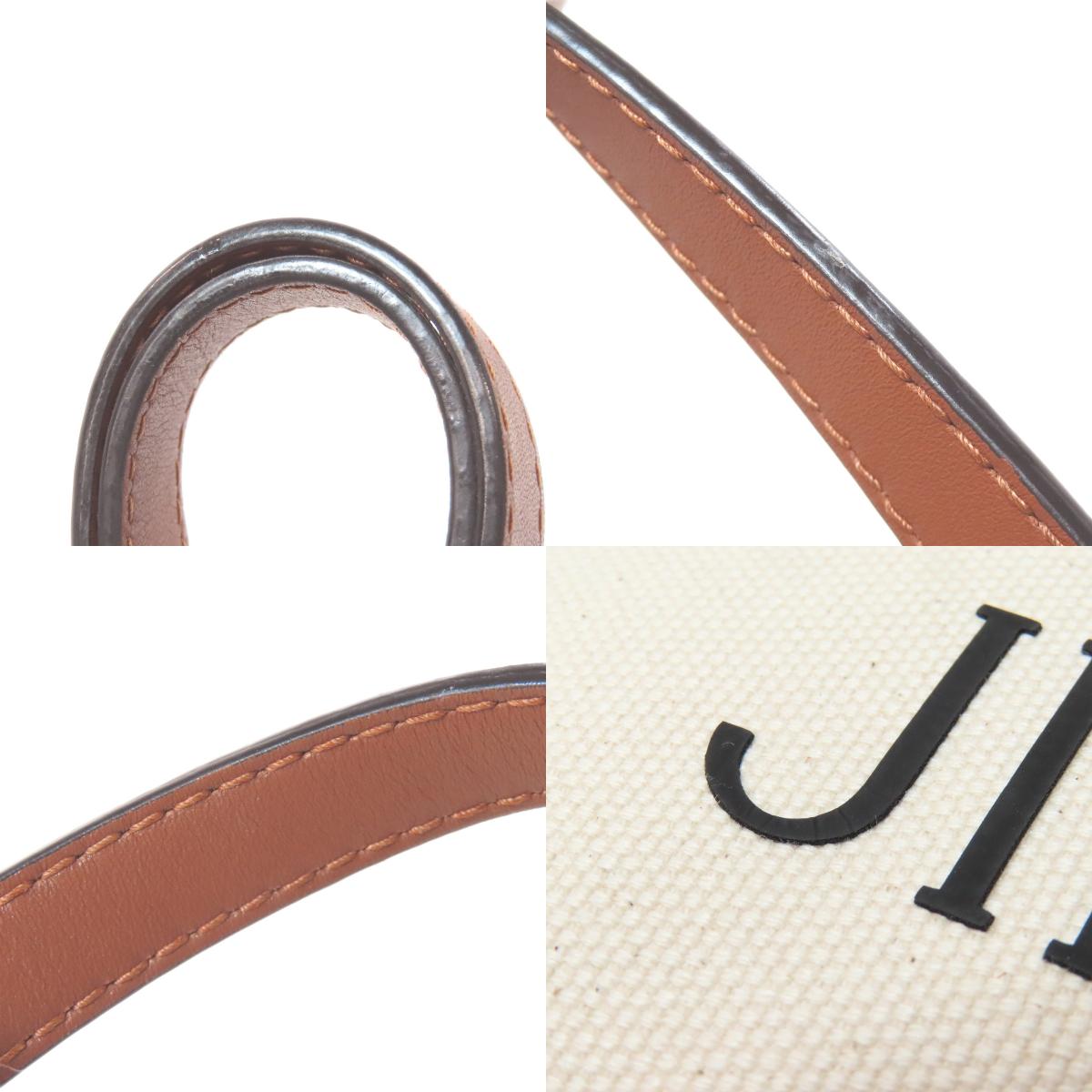 Jimmy Choo logo Tote Bag Canvas Ladies [Used]