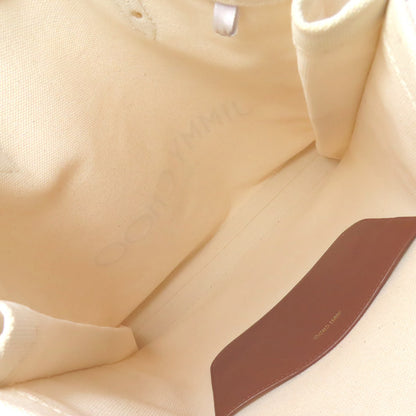 Jimmy Choo logo Tote Bag Canvas Ladies [Used]