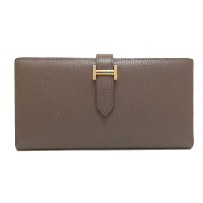 HERMES   Long wallet (with coin pocket) Barance Free GoldHardware Epsom Ladies