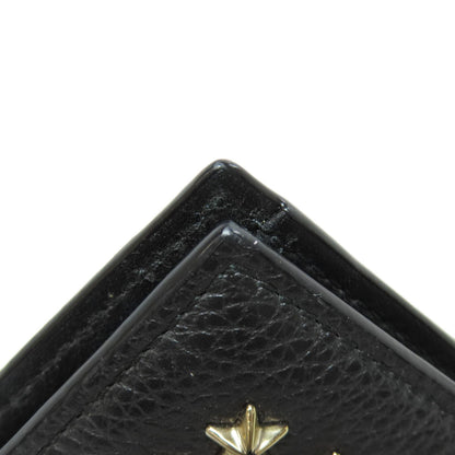 Jimmy Choo Star motif Bifold Wallet with Coin Pocket Leather Ladies [Used]