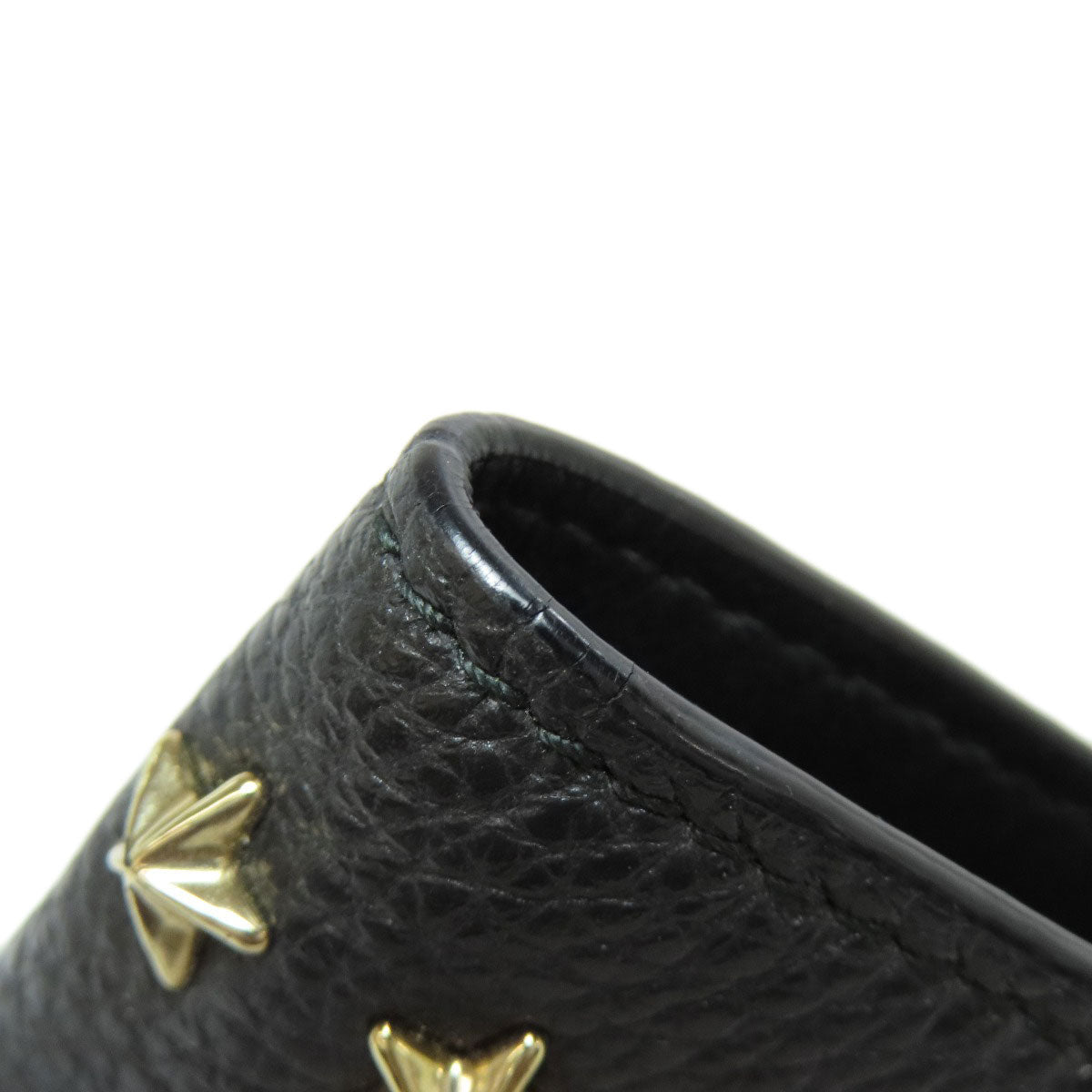 Jimmy Choo Star motif Bifold Wallet with Coin Pocket Leather Ladies [Used]
