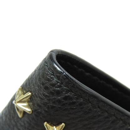 Jimmy Choo Star motif Bifold Wallet with Coin Pocket Leather Ladies [Used]