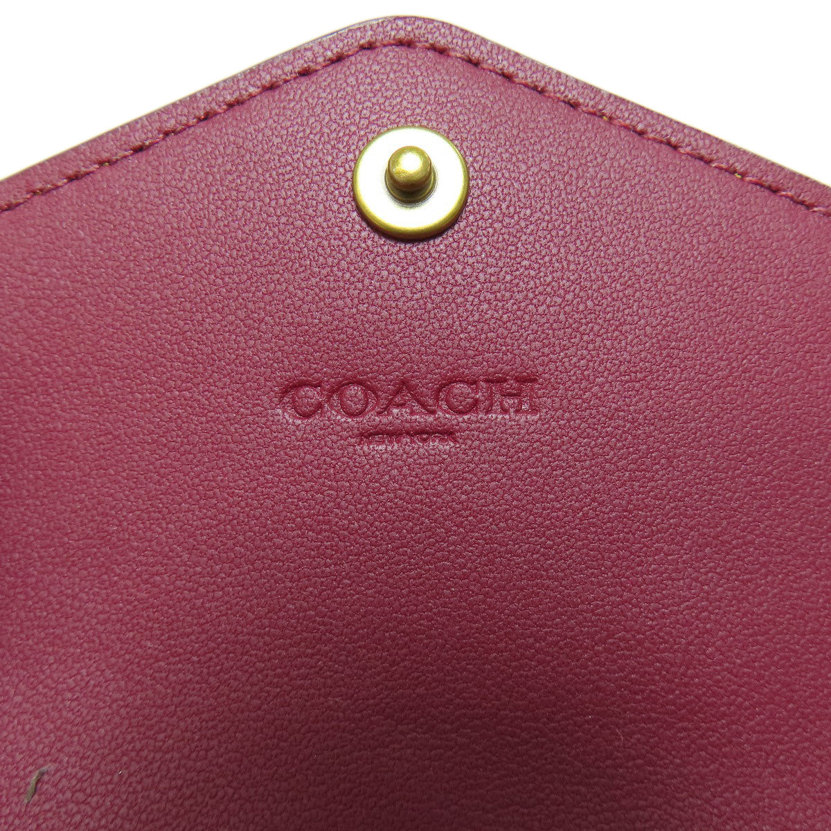 COACH  C2329 Bifold Wallet with Coin Pocket Win small wallet color block PVC Ladies