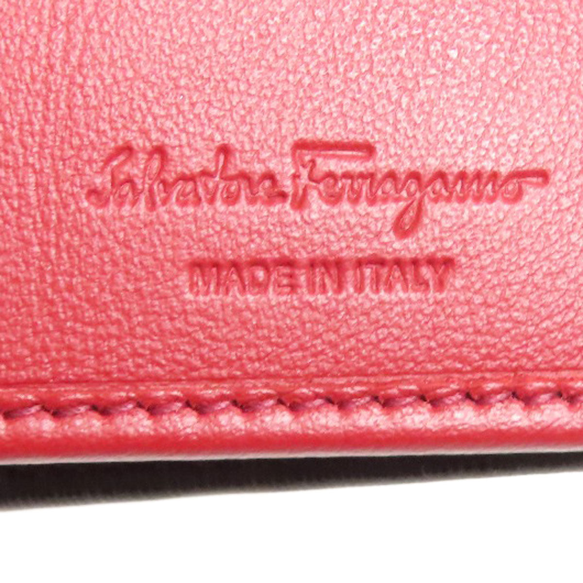 Salvatore Ferragamo   Long wallet (with coin pocket) GanciniHardware Leather Ladies