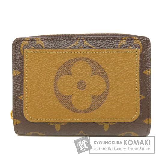 LOUIS VUITTON  M81461 Bifold Wallet with Coin Pocket Portefeiulle Lou Monogram reverse Ladies