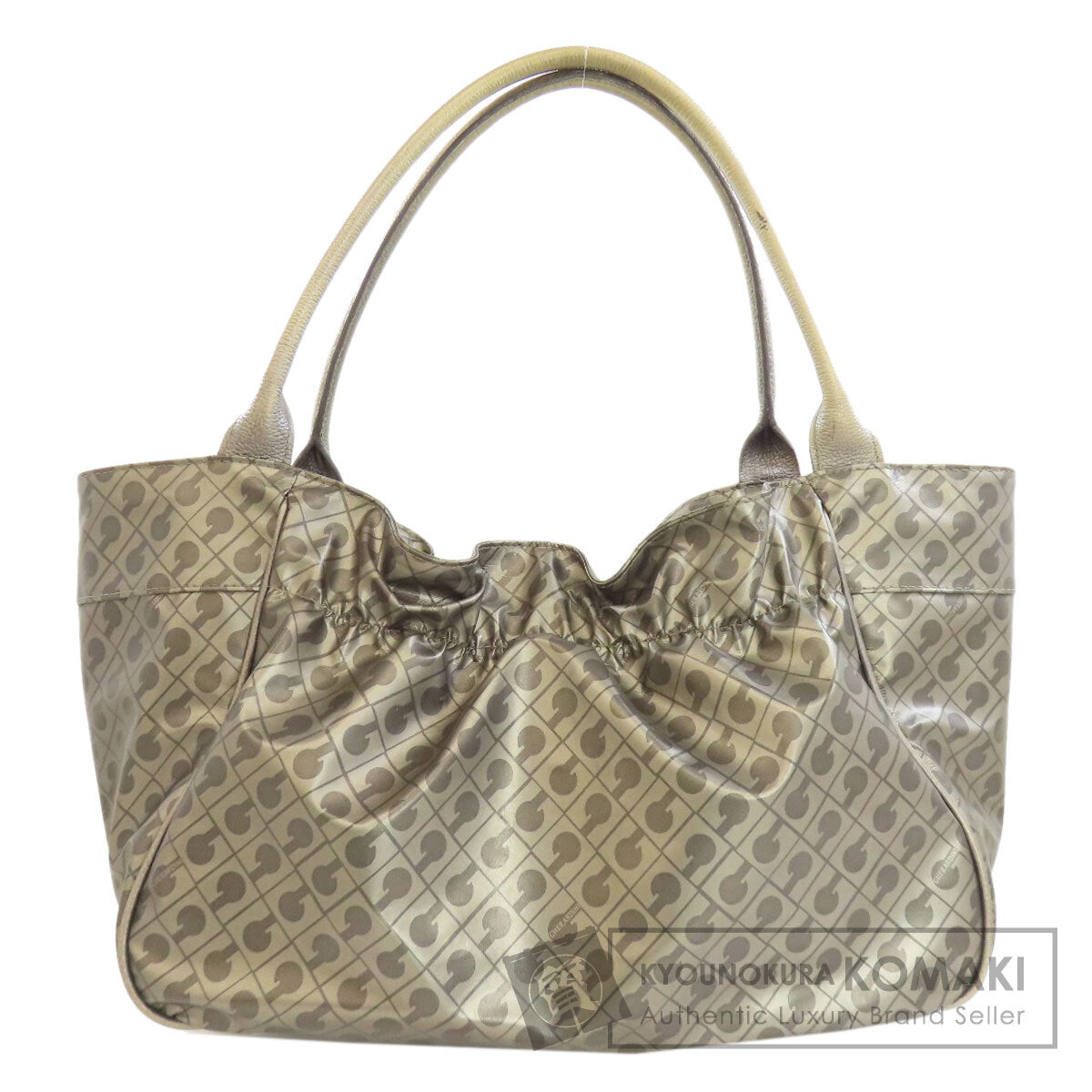 GHERARDINI   Tote Bag Logo motif softy Polyester Polyurethane coatingLadies