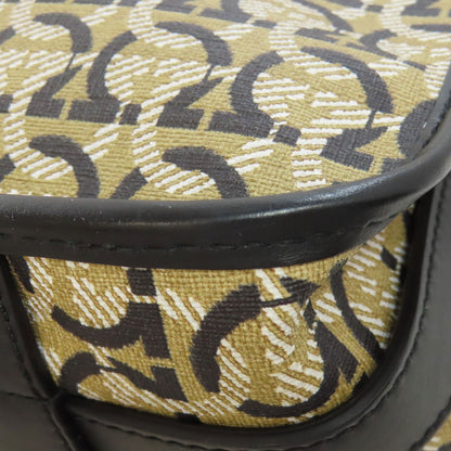 Salvatore Ferragamo Gancinipattern Shoulder Bag PVC Ladies [Used]