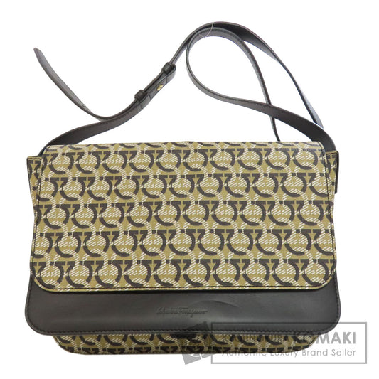 Salvatore Ferragamo Gancinipattern Shoulder Bag PVC Ladies [Used]
