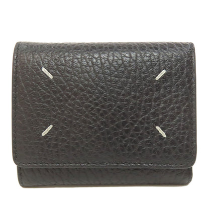 MaisonMargiela   Bifold Wallet with Coin Pocket Simple design Leather Ladies