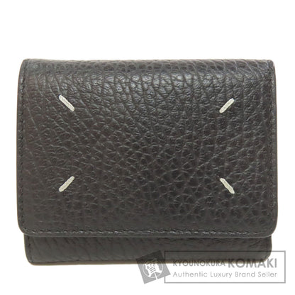 MaisonMargiela   Bifold Wallet with Coin Pocket Simple design Leather Ladies