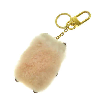 LOUIS VUITTON  M69551 key ring bijou sack wild fur Metal Monogram canvasLadies