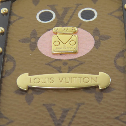 LOUIS VUITTON  M69551 key ring bijou sack wild fur Metal Monogram canvasLadies