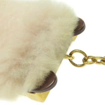 LOUIS VUITTON  M69551 key ring bijou sack wild fur Metal Monogram canvasLadies