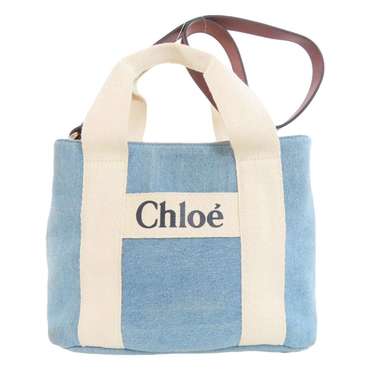 CHLOE   Handbag 2WAY Denim Ladies