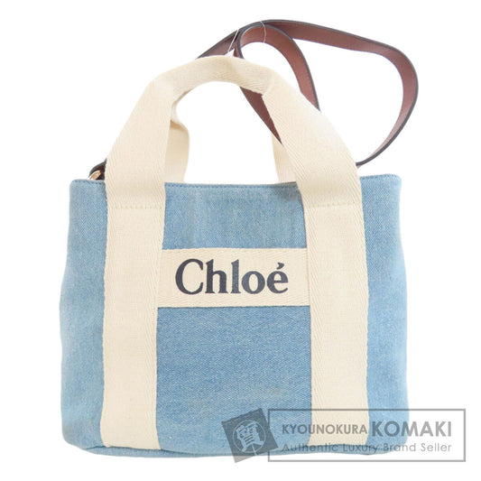 CHLOE   Handbag 2WAY Denim Ladies