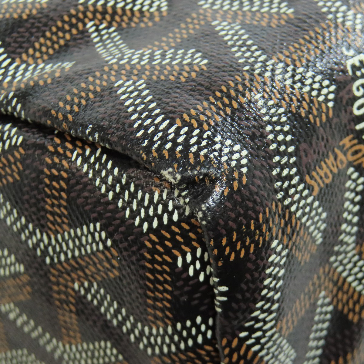 GOYARD Saint Louis PM herringbone pattern Tote Bag Coating canvas Ladies [Used]