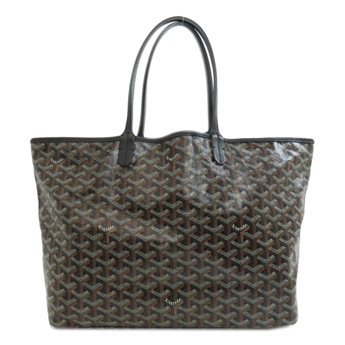 GOYARD Saint Louis PM herringbone pattern Tote Bag Coating canvas Ladies [Used]