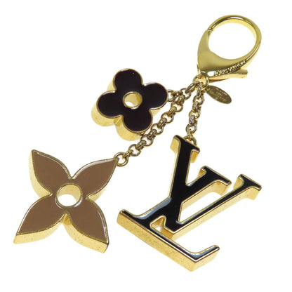 LOUIS VUITTON  M67119 key ring Bag Charm Fleur de Monogram Metal Ladies