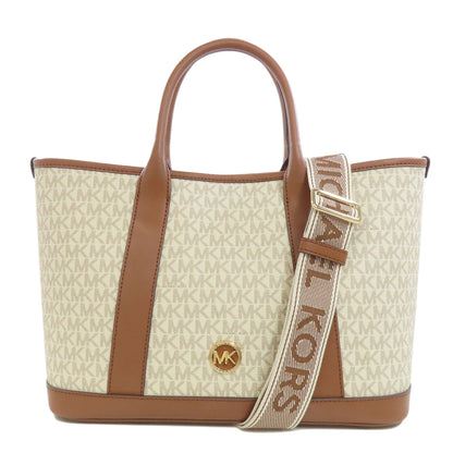 Michael Kors MK Signature 2WAY Tote Bag PVC Ladies [Used]