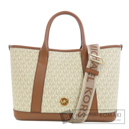 Michael Kors MK Signature 2WAY Tote Bag PVC Ladies [Used]