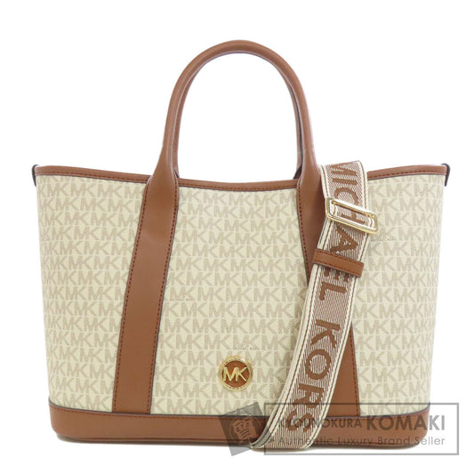 Michael Kors MK Signature 2WAY Tote Bag PVC Ladies [Used]