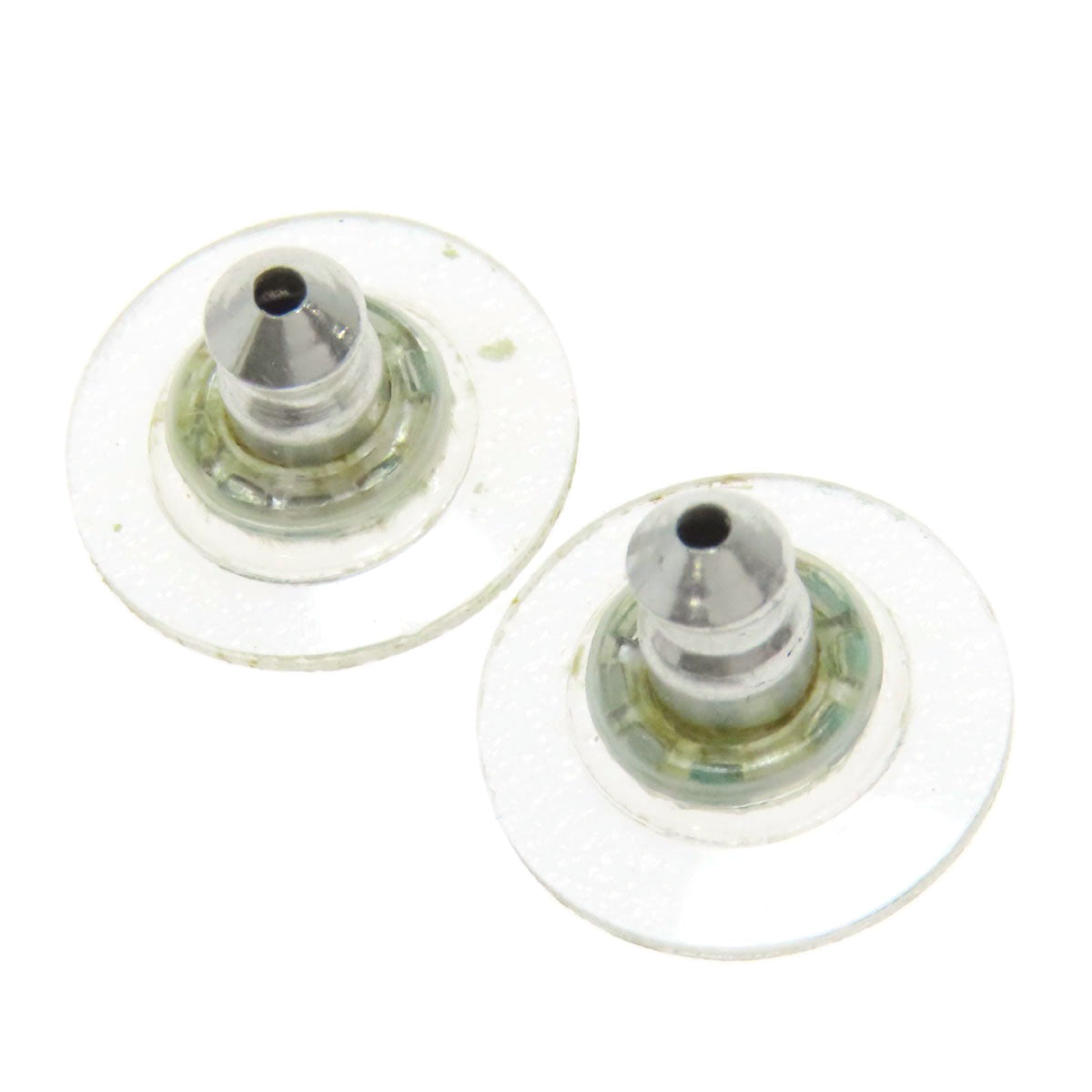 CHRISTIAN DIOR CD logo rhinestone earring Metal Ladies [Used]