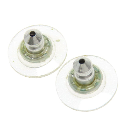 CHRISTIAN DIOR CD logo rhinestone earring Metal Ladies [Used]