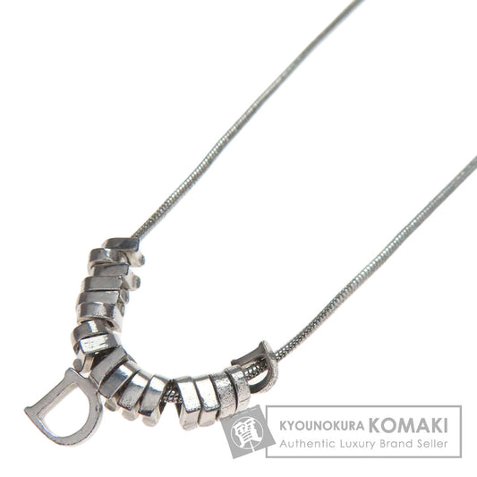 CHRISTIAN DIOR D logo Necklace Metal Ladies [Used]