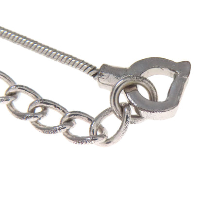 CHRISTIAN DIOR D logo Necklace Metal Ladies [Used]
