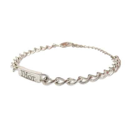 CHRISTIAN DIOR logo Bracelet Metal Ladies [Used]