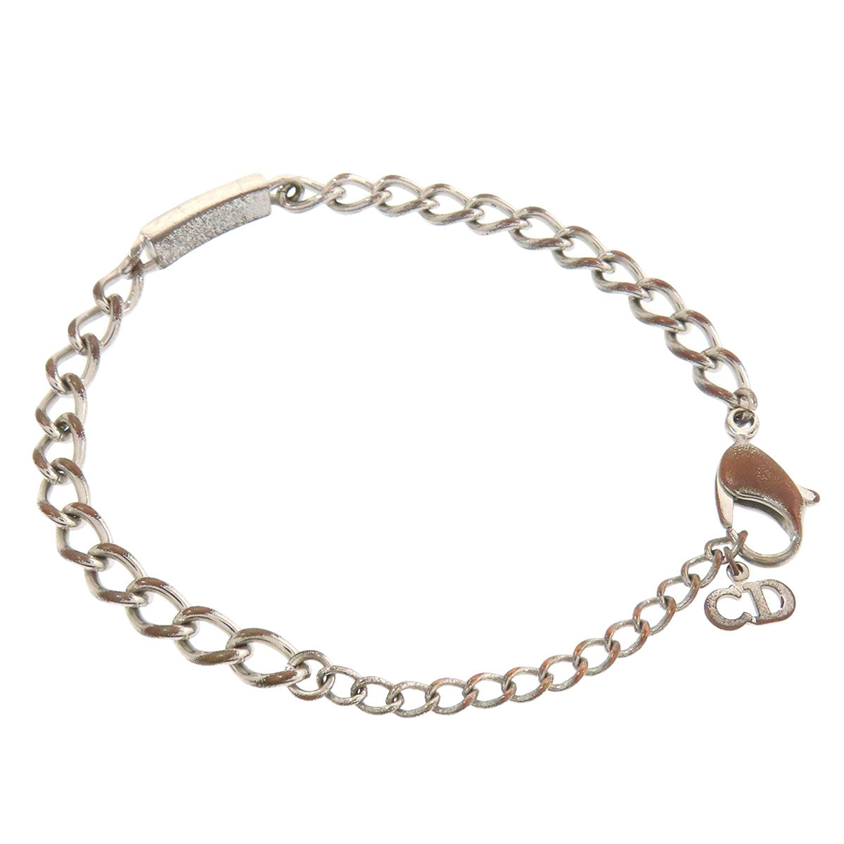 CHRISTIAN DIOR logo Bracelet Metal Ladies [Used]