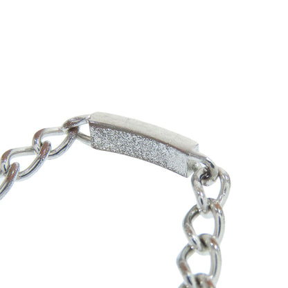 CHRISTIAN DIOR logo Bracelet Metal Ladies [Used]