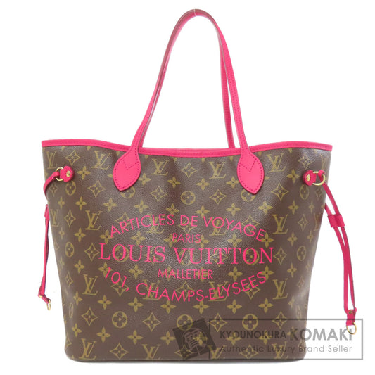 LOUIS VUITTON M40940 Neverfull MM Ikat Flower Tote Bag Monogram canvas Ladies [Used]