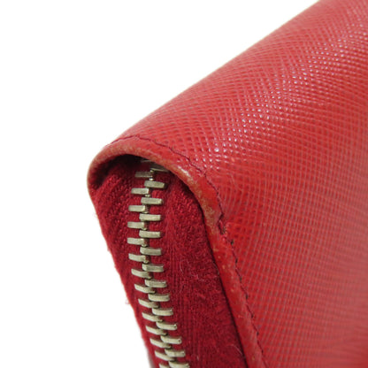 PRADA logo Long wallet (with coin pocket) Safiano Ladies [Used]