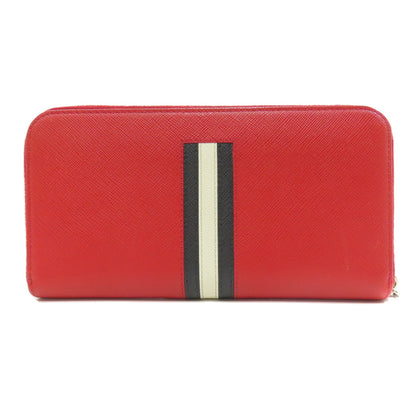 PRADA logo Long wallet (with coin pocket) Safiano Ladies [Used]