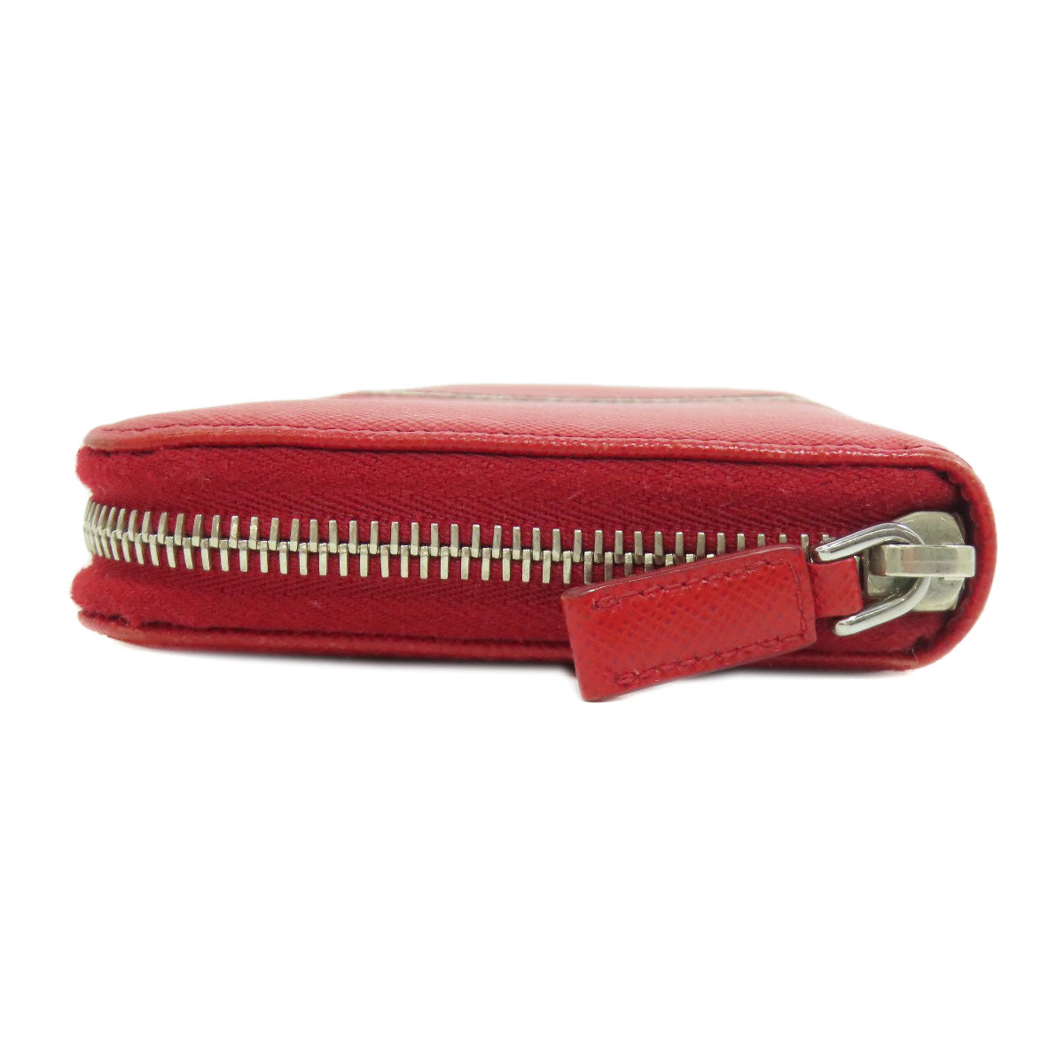 PRADA logo Long wallet (with coin pocket) Safiano Ladies [Used]