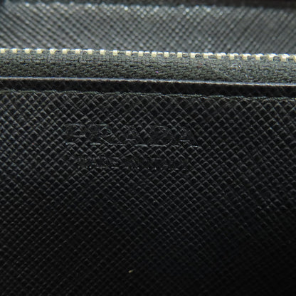 PRADA logo Long wallet (with coin pocket) Safiano Ladies [Used]