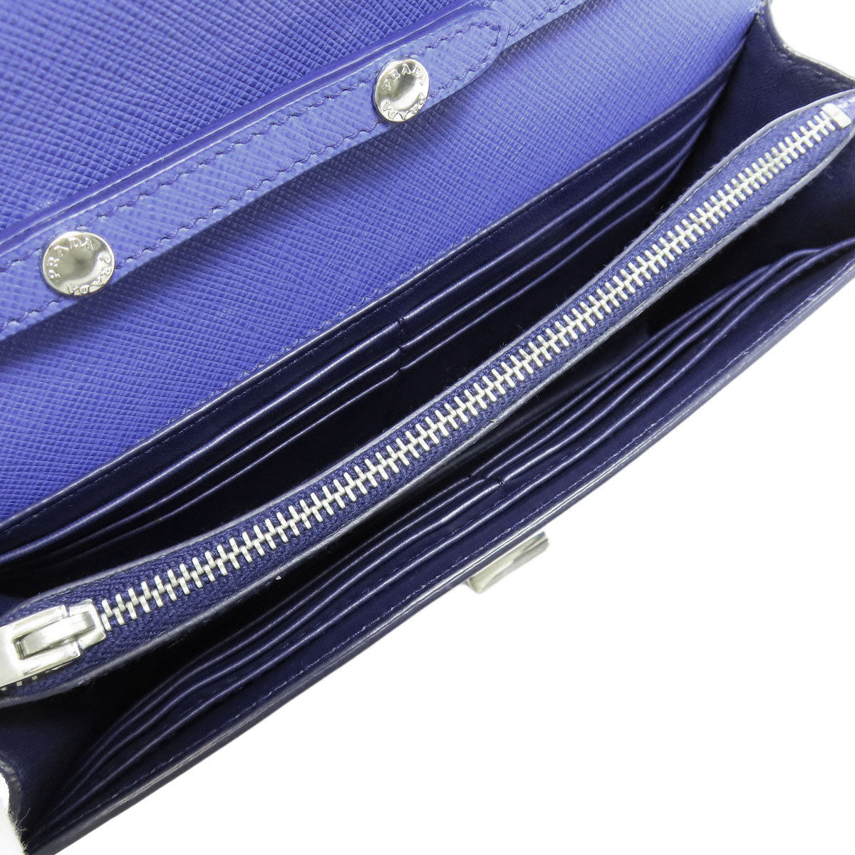 PRADA Shoulder wallet Long wallet (with coin pocket) Safiano Ladies [Used]