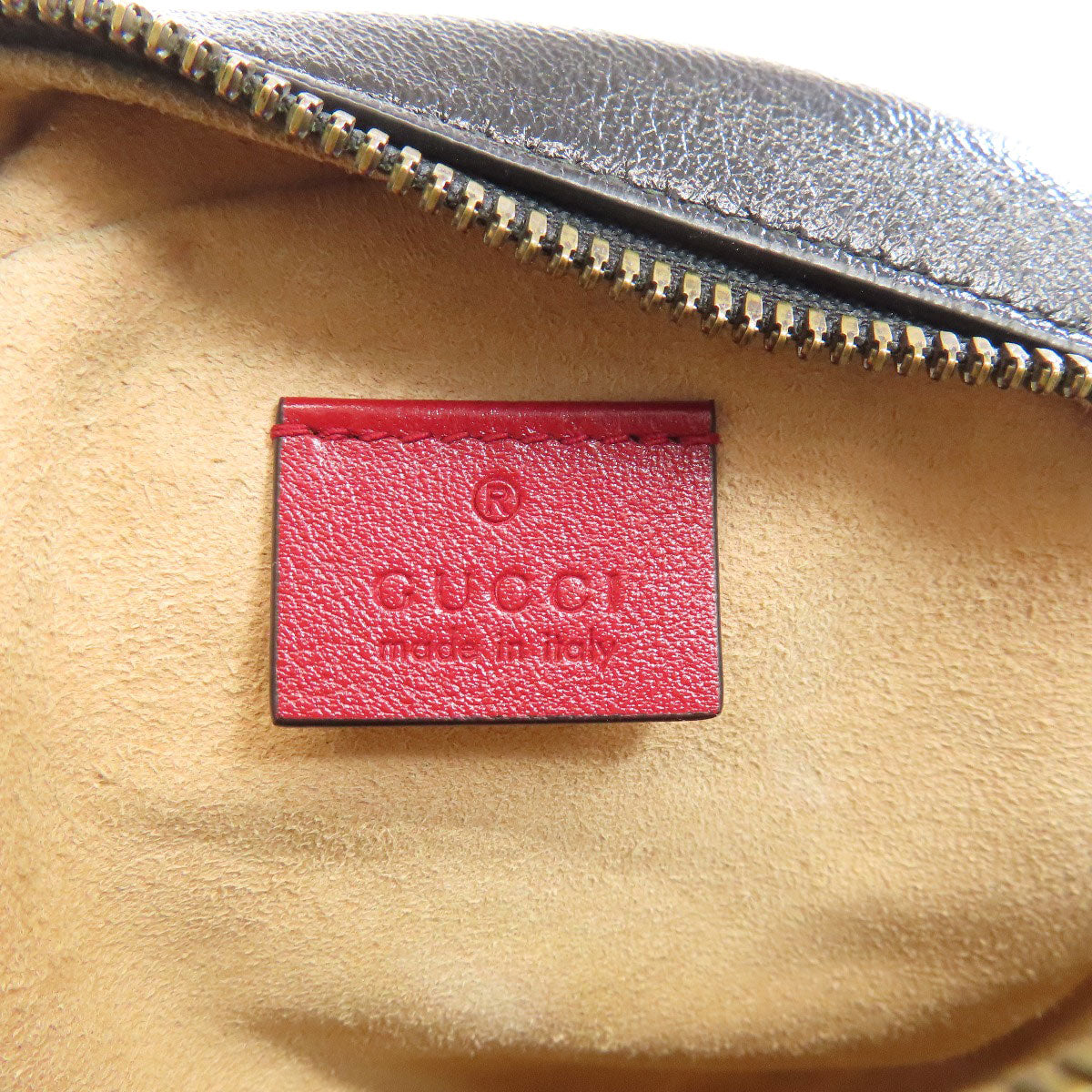 GUCCI 550154 Round Chain Shoulder Shoulder Bag Leather Ladies [Used]