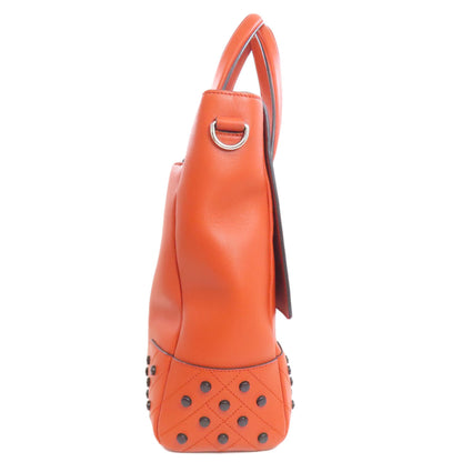 TODS   Tote Bag Studs Leather Ladies