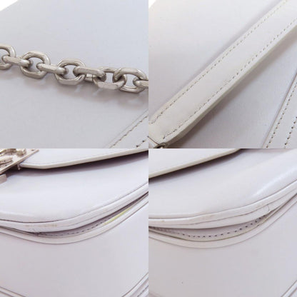 CELINE CHardware Shoulder Bag Leather Ladies [Used]